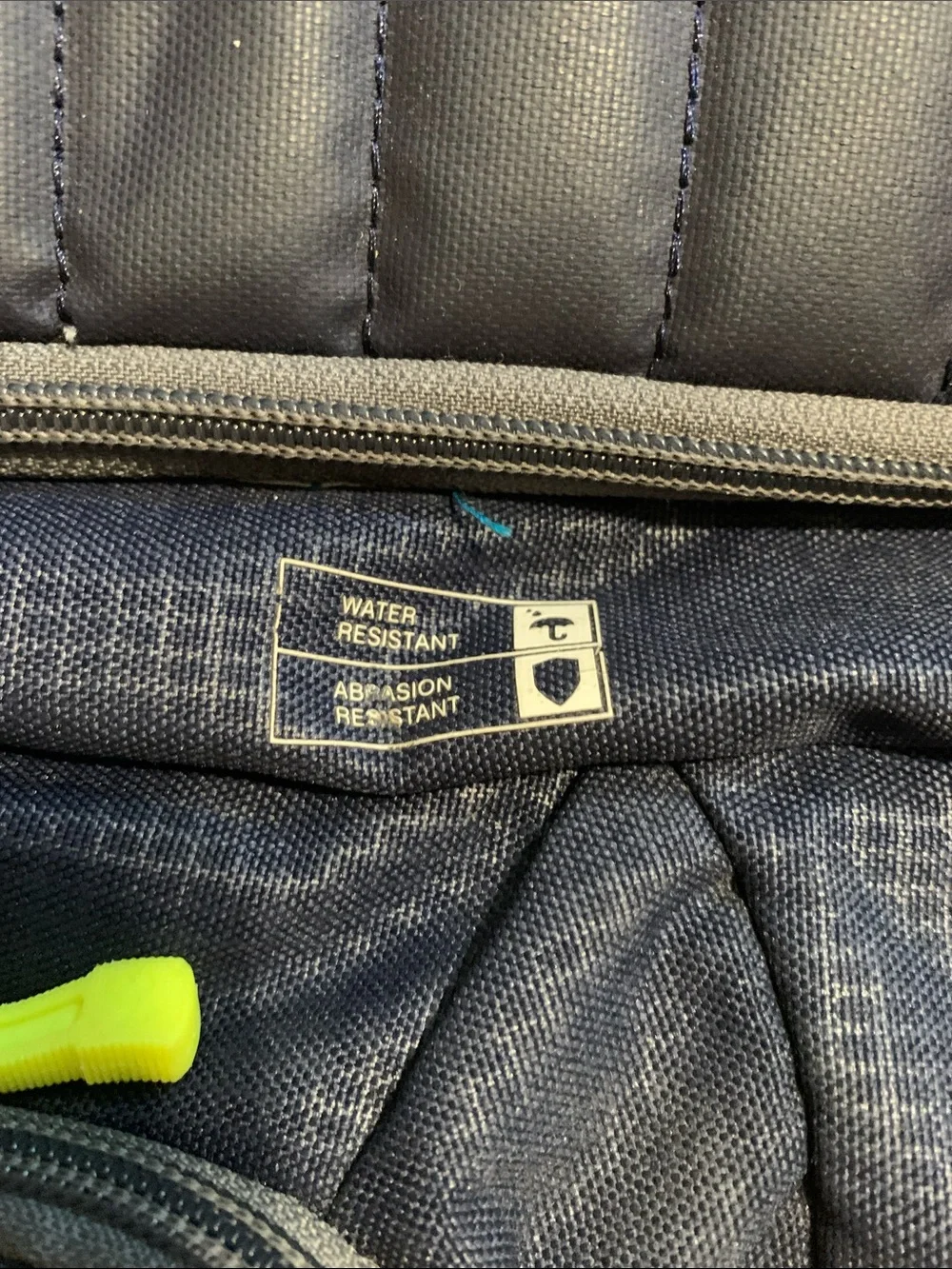 Under Armour Navy Blue Men’s Backpack with Lime Accents